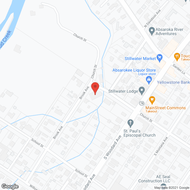 Map of the neighborhood around Shipp's Assisted Living