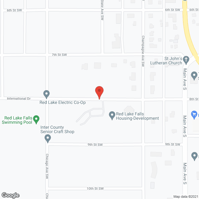Map of the neighborhood around Sunview Center