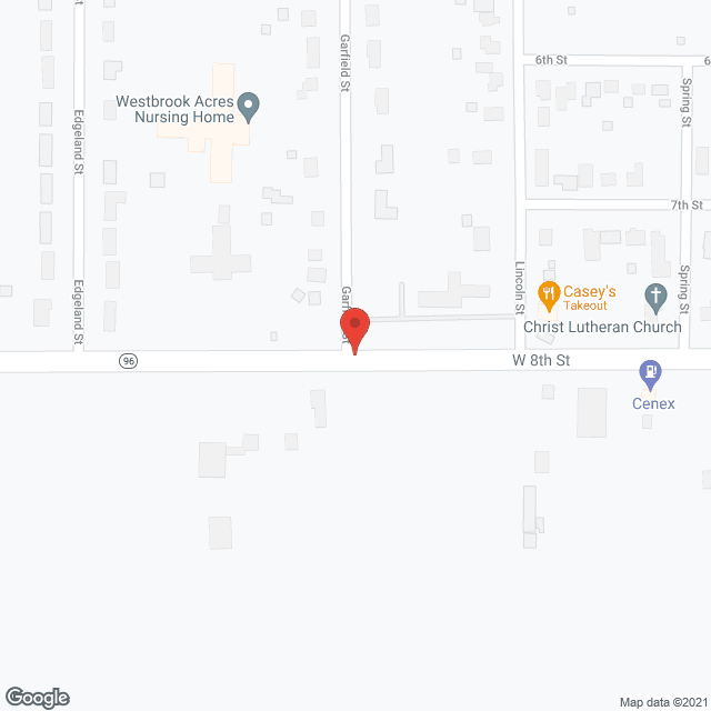 Map of the neighborhood around Westbrook Acres