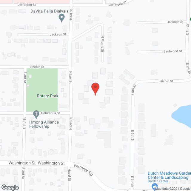 Map of the neighborhood around Prairie Village Apartments