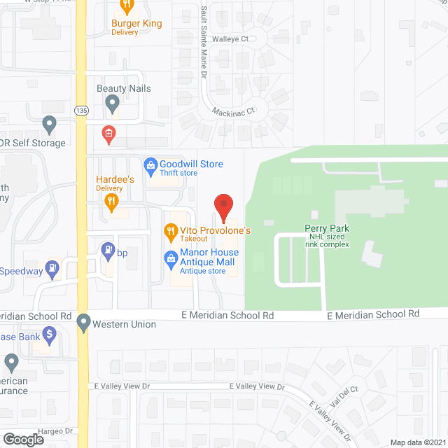Map of the neighborhood around Green Park Terrace
