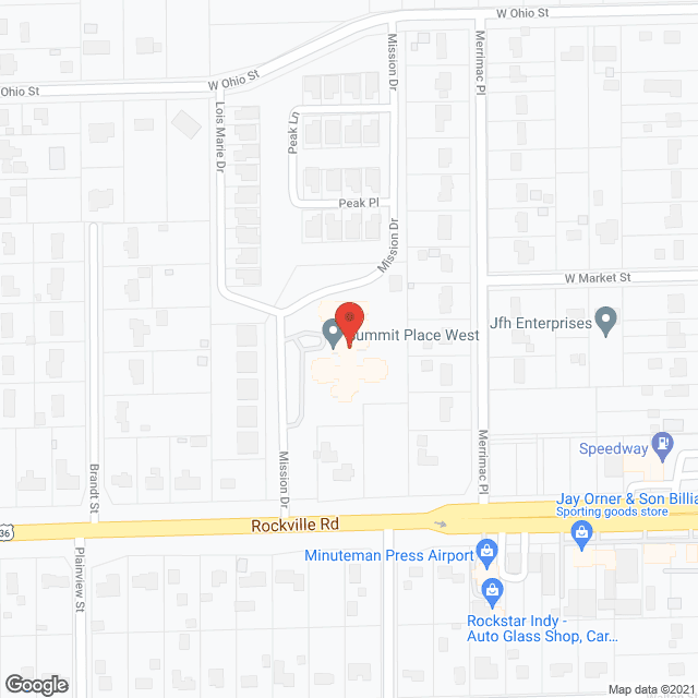 Map of the neighborhood around Summit Place West, Inc.