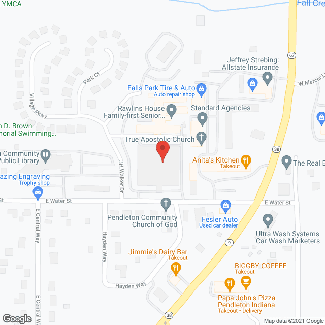 Fall Creek Retirement Village in google map