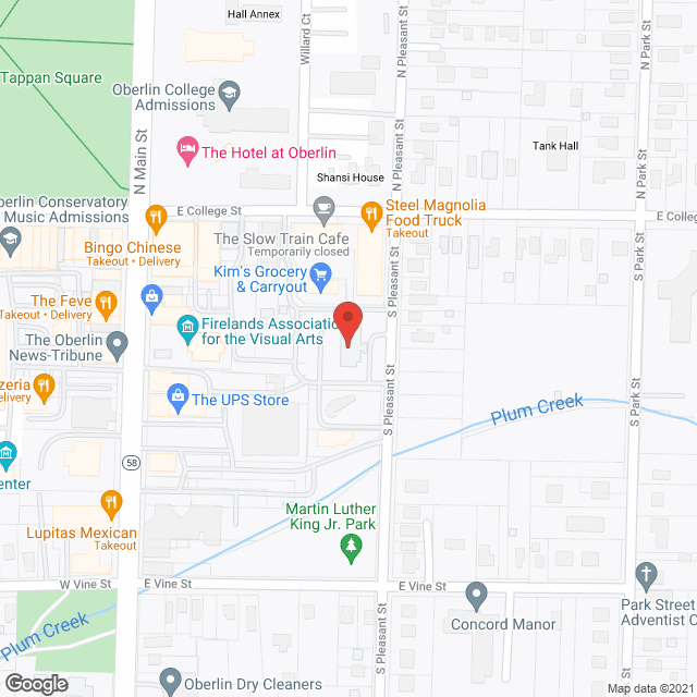 Map of the neighborhood around Firelands Retirement Ctr Inc