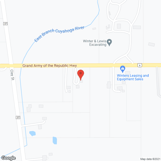 Map of the neighborhood around Geauga Assisted Living Home