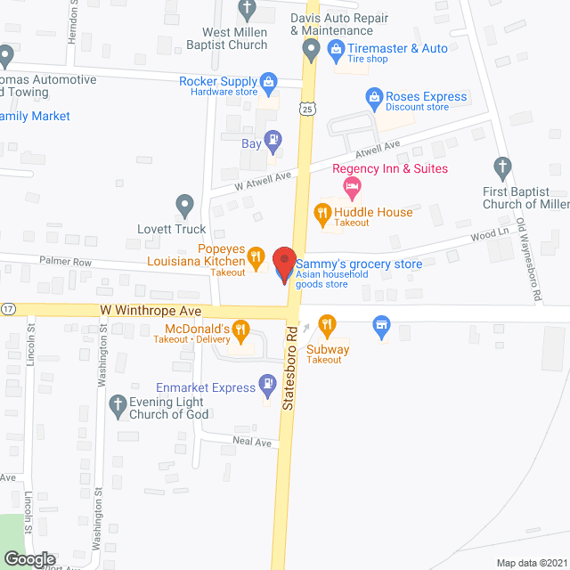 Bethany Nursing Ctr in google map