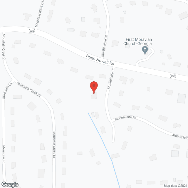 Map of the neighborhood around Smokerise
