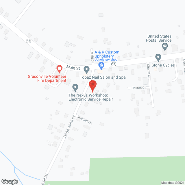 Map of the neighborhood around Heartland House