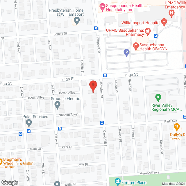 Map of the neighborhood around Insinger's Personal Care Home