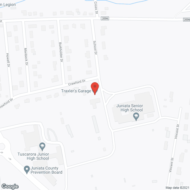 Map of the neighborhood around Berry's Personal Care Ctr