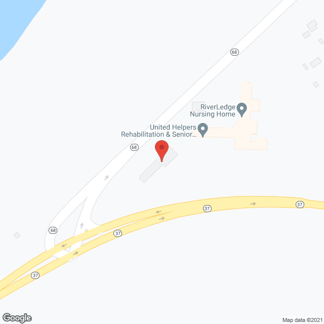Map of the neighborhood around United Helpers Adult Residence