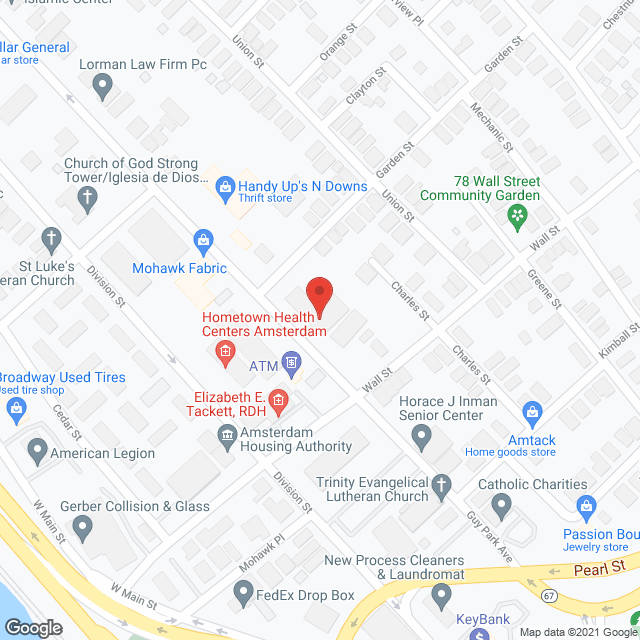 Map of the neighborhood around Sarah Jane Home