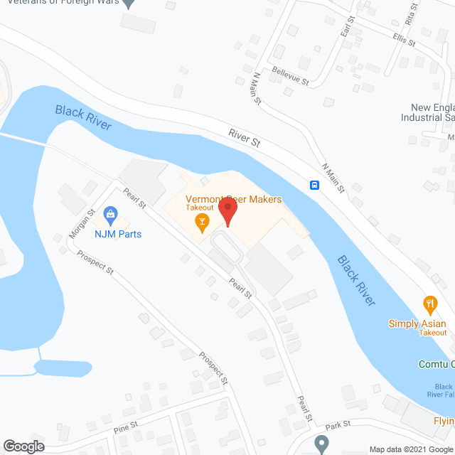 Map of the neighborhood around Lincoln St Inc