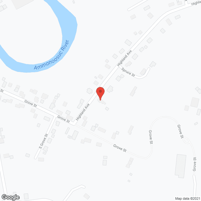 Map of the neighborhood around Cook Community Residence