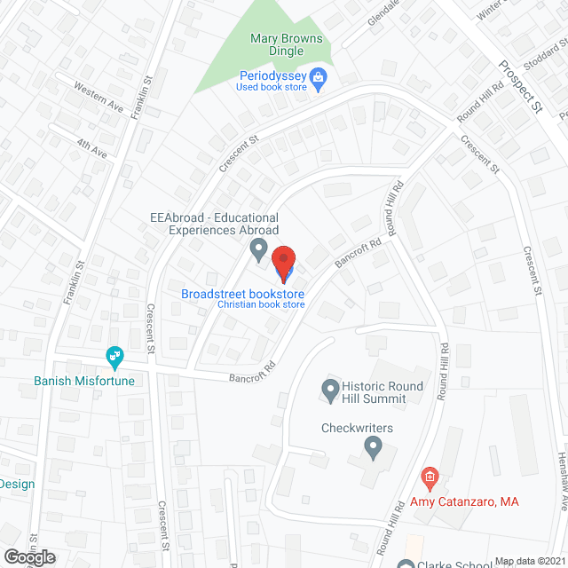 Map of the neighborhood around Laurel Park Ofc