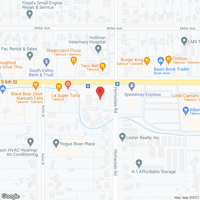 Map of the neighborhood around Luther Square Retirement Vlg
