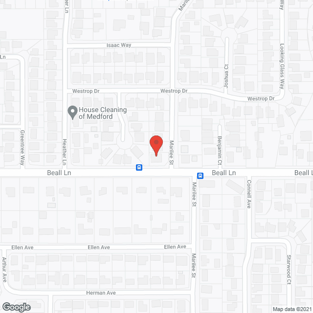 Map of the neighborhood around Amberhills Foster Home