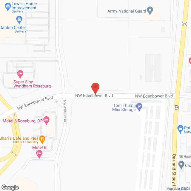 Map of the neighborhood around Oak Grove Retirement Ctr
