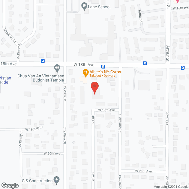 Map of the neighborhood around Laurel Grove Inc