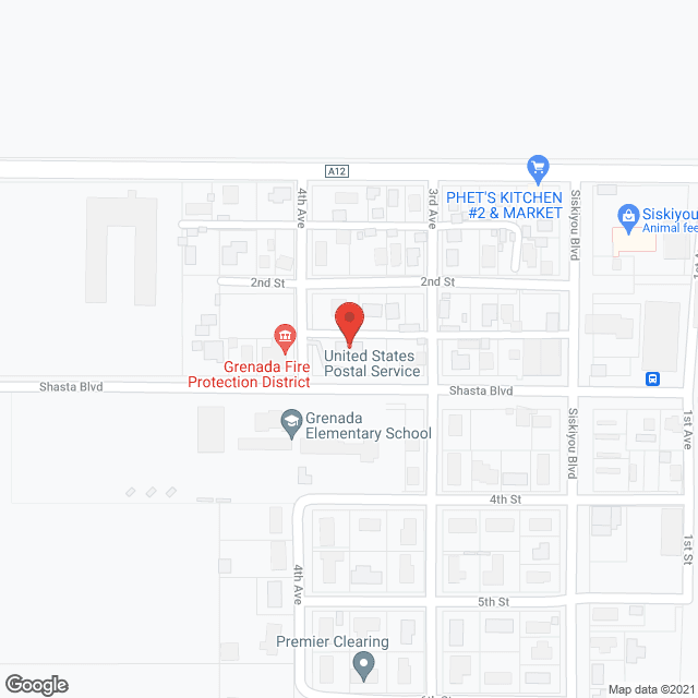 Map of the neighborhood around Grenada Inn Senior Residential