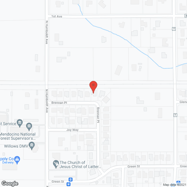 Map of the neighborhood around Brennan Place Care Home