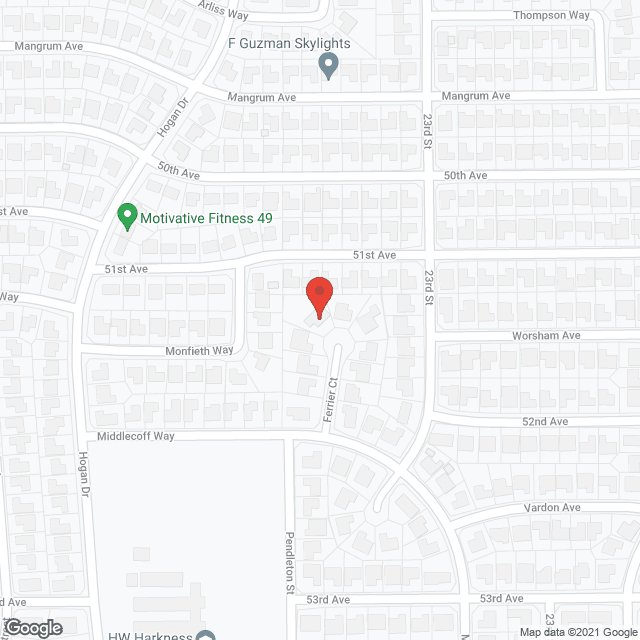 Map of the neighborhood around Haywood Haven