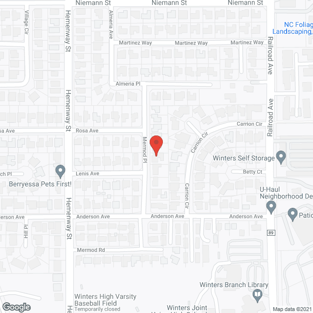 Map of the neighborhood around Our Lady-Perpetual Help Guest Home