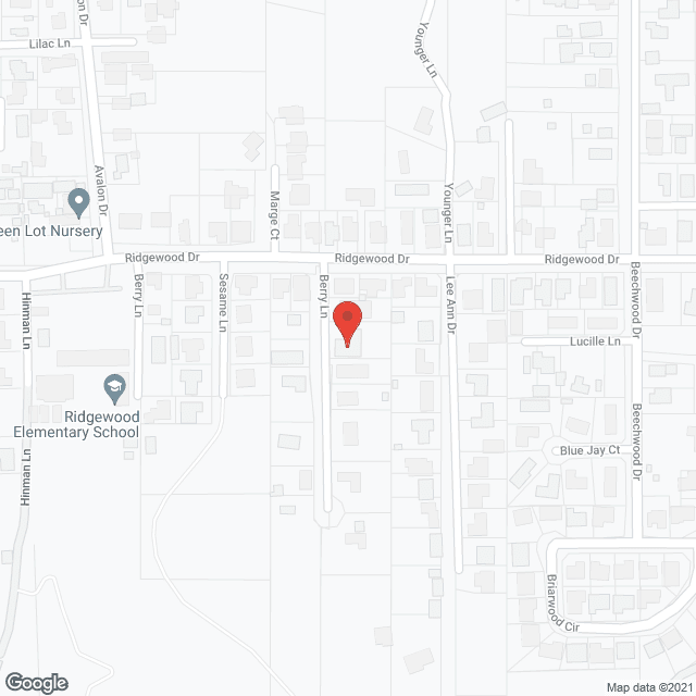 Map of the neighborhood around Cutten Care Home