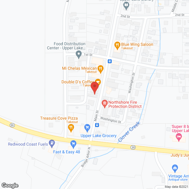 Map of the neighborhood around Dunken Boarding Home