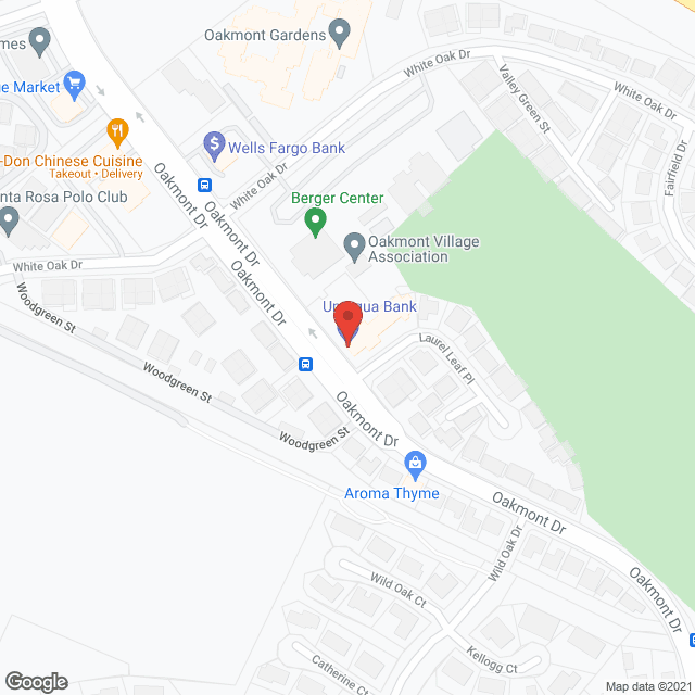 Map of the neighborhood around Oakmont Inn