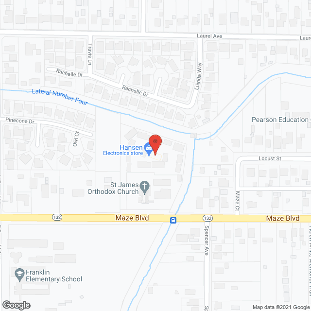 Map of the neighborhood around Sherwood Manor Apartments