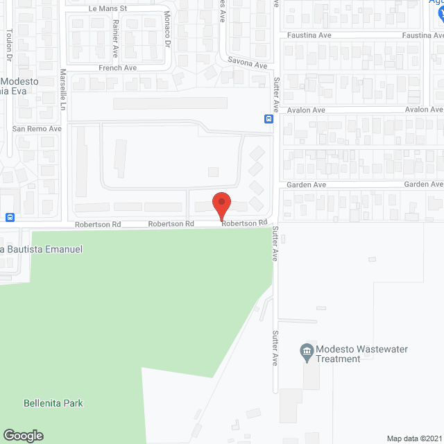 Map of the neighborhood around El Casa Verde