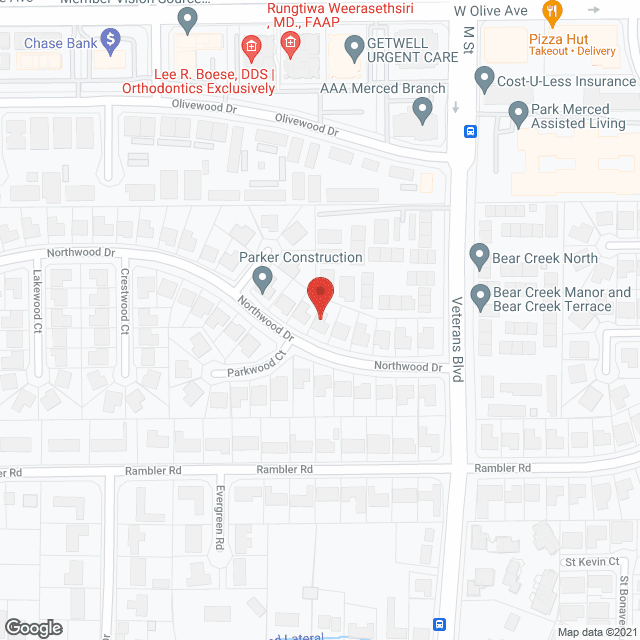 Map of the neighborhood around Landy Care Northwood
