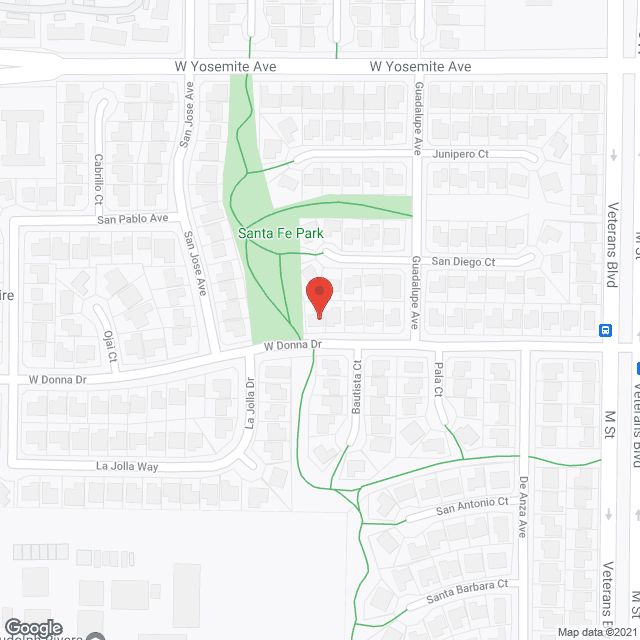 Map of the neighborhood around Home Sweet Home