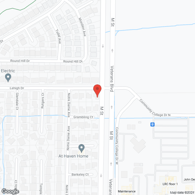 Map of the neighborhood around Better Living Care