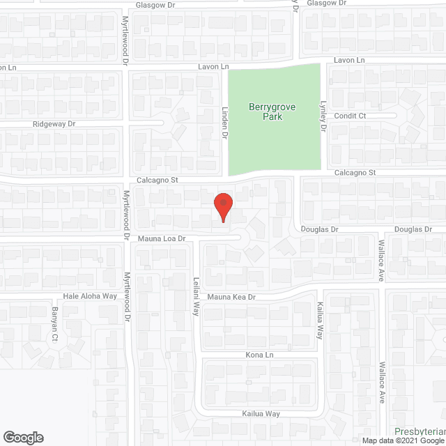 Map of the neighborhood around Davis Guest Home