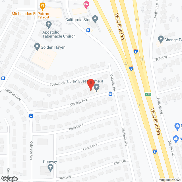 Map of the neighborhood around Dulay Caridad Guest Home