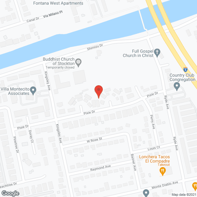 Map of the neighborhood around Tender Loving Care Guest Home