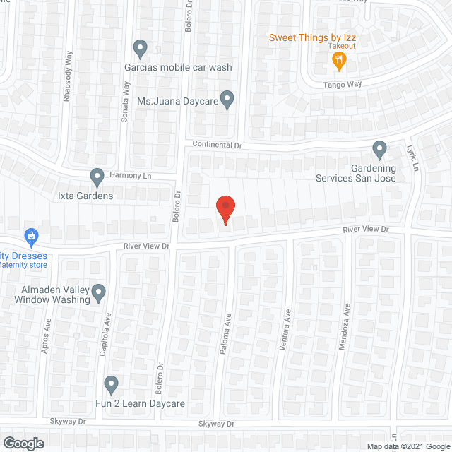 Map of the neighborhood around Riverview Residential Care
