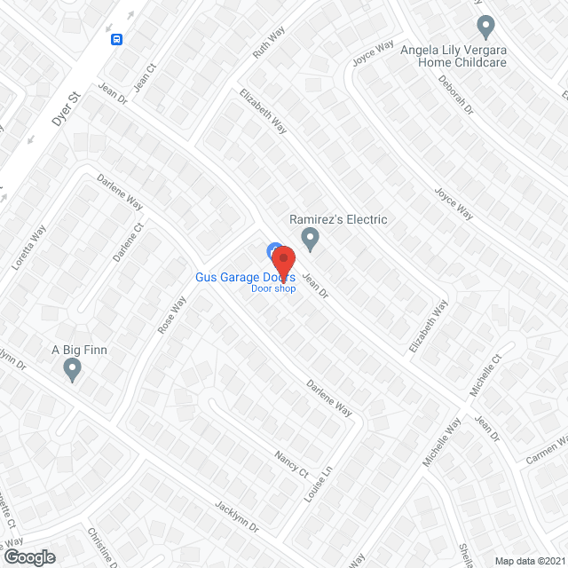 Map of the neighborhood around R and A Residential Care-Elderly