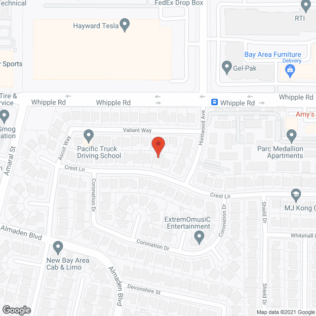 Map of the neighborhood around P and R Residential Care
