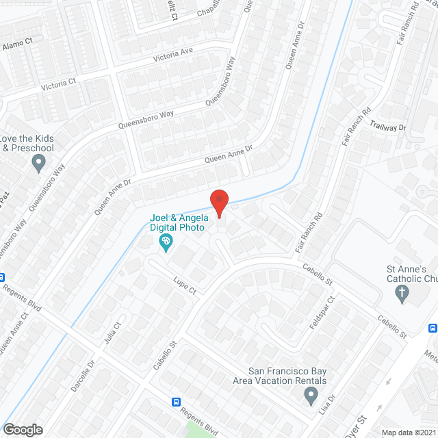Map of the neighborhood around All Time Care Home