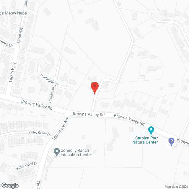 Map of the neighborhood around A Hidden Knoll