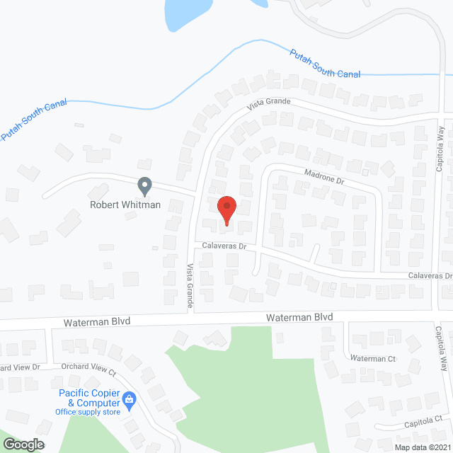 Map of the neighborhood around Round Hill West Care Home