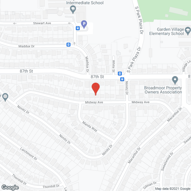 Map of the neighborhood around Holly Family Home