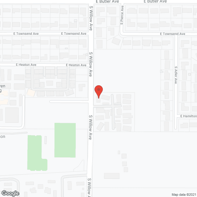 Map of the neighborhood around Willow Court