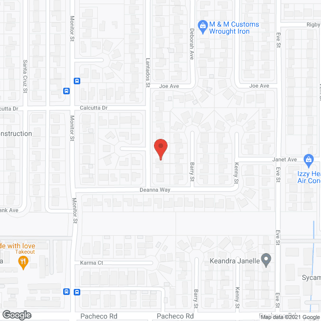 Map of the neighborhood around Haskell Residential No 1