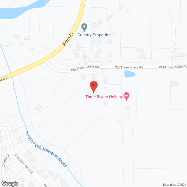 Map of the neighborhood around Indian Oaks Residential Care