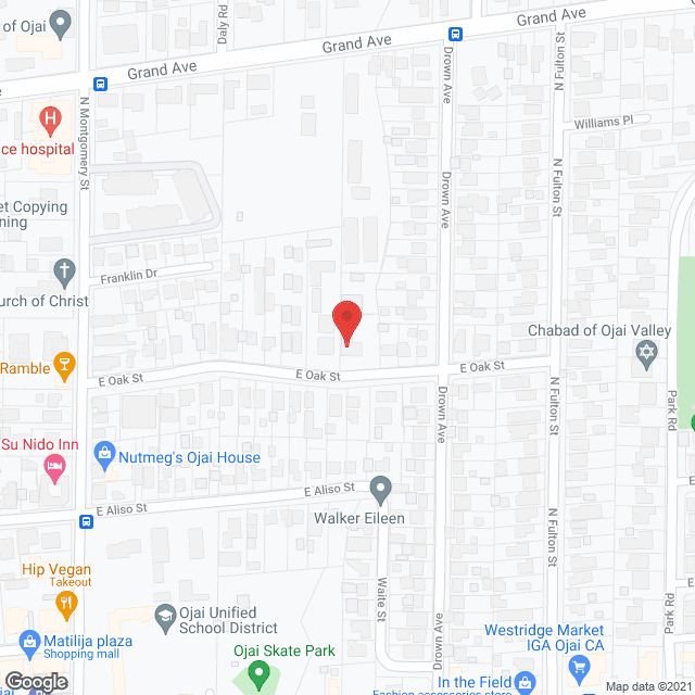 Map of the neighborhood around Mountain Vista Manor