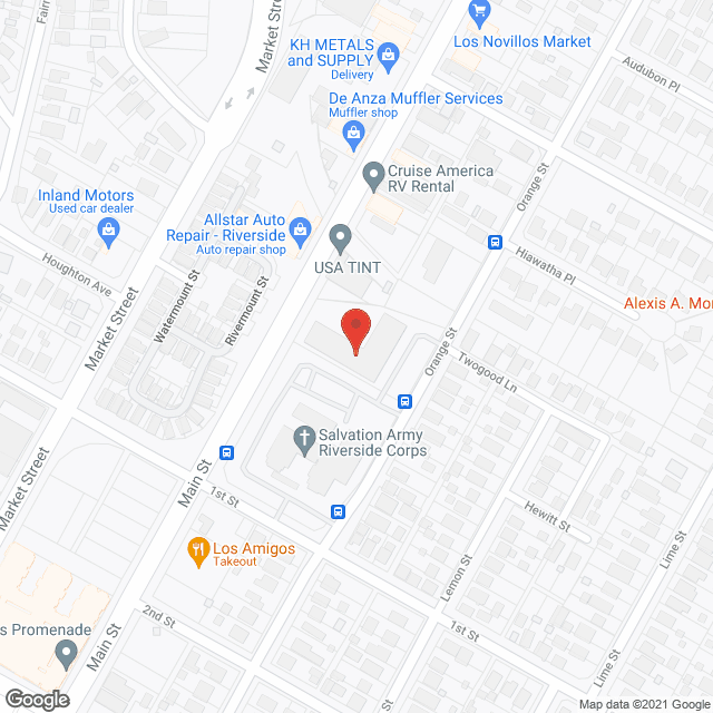 Map of the neighborhood around Silvercrest Residences